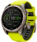 Смарт-годинник Garmin fenix 8 47mm Solar Sapphire Titanium with Amp Yellow and Graphite Silicone Band (010-02906-21)