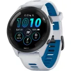 Смарт-годинник Garmin Forerunner 265 Black Bezel with Whitestone Case and Whitestone/Tidal Blue Silicone Band (010-02810-01) [89366]