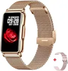 Смарт-годинник UWatch Smart Mioband Nano Gold Steel + Rubber