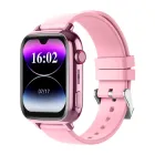 Дитячий смарт годинник Wonlex KT34 Pink для дівчинки з Google Play, GPS, прослуховування, потужна батарея 800 мАг