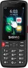 Мобільний кнопковий телефон - смартфон Sigma mobile X-style S3501 Black 4G Android + WhatsApp, Telegram, Viber, Facebook